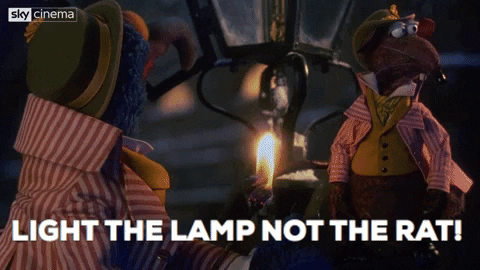 lightthelampnottherat